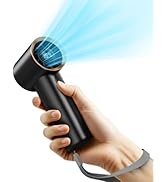 SWEETFULL Portable Handheld Turbo Fan - High Speed Personal Cooling Fan with LED Display, 3600mAh...