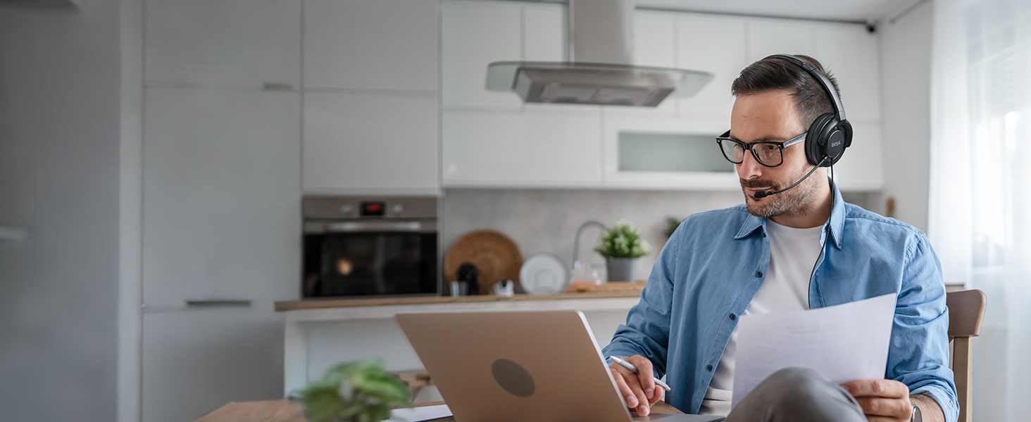 wired usb headset for Remote Worker