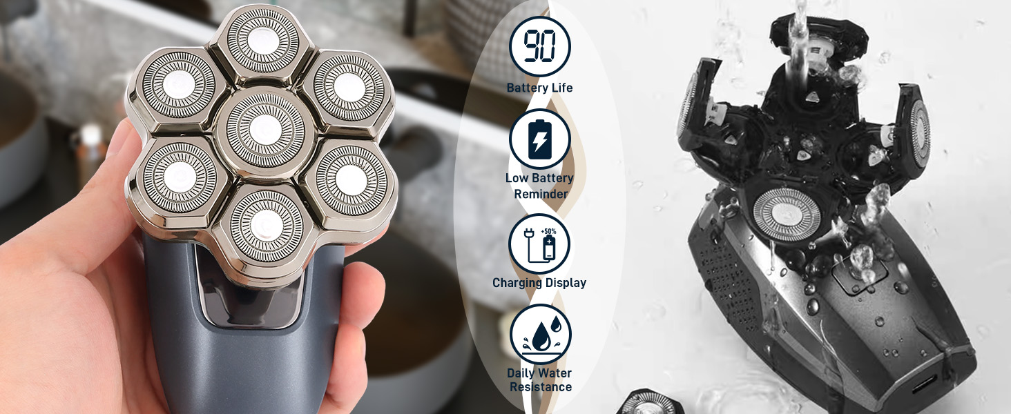 Electricshaver-Sevenhead