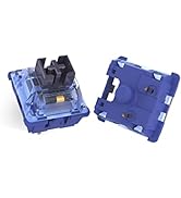 DAIDAI AJAZZ Diced Fruit Blueberry Keyboard Switch | 5 Pin 35gf Light Force Pre Lubed Linear Swit...