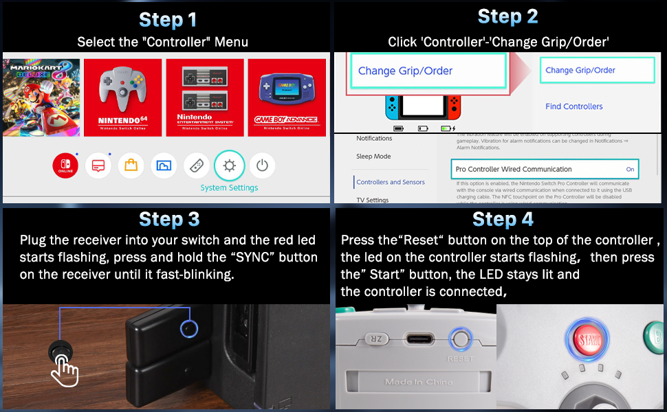 Switch game controller
