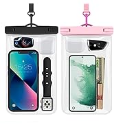 MATEPROX Large Waterproof Phone Pouch for Swimming, IPX8 Universal Waterproof Phone Case Up to 10...