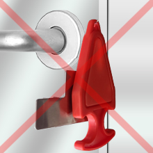 Upgraded Door Stop Alarm with Door Lock 120dB Travel Door Stopper Door Wedge Alarm