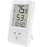 Urageuxy Digital Hygrometer Indoor Thermometer Humidity Meter with Temperature and Humidity Room ...