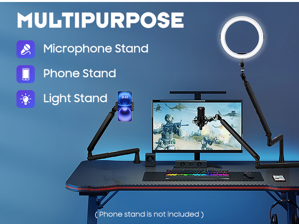 microphone desk stand konb