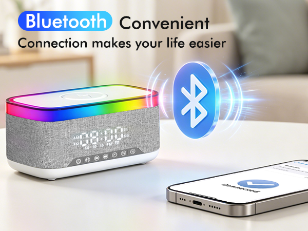 Bluetooth Speaker with Wireless Charging