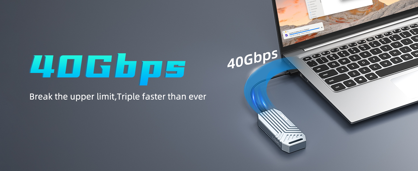 USB4 Type-C to 2280 NVMe Enclosure