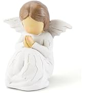 JINGIHE Angel Figurines for Women, Praying Angel Statue Baptism Gifts, First Communion Gifts for ...