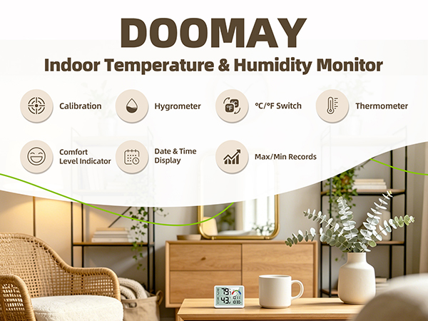 Indoor Temperature &amp; Humidity Monitor
