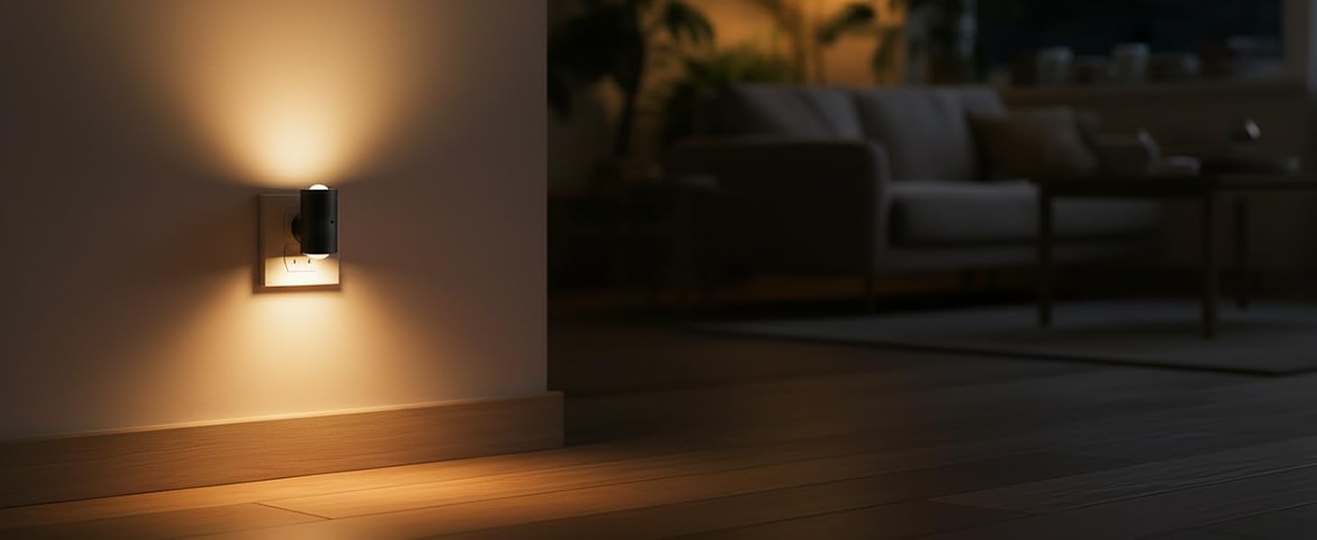 nightlights plug in wall
