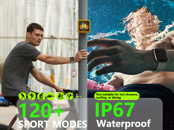 IP67 waterproof fitness watch