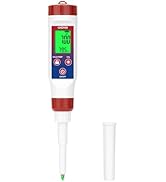 Smart pH Meter for Food, GIDIGI Digital Food pH Tester, Accurate Canning pH Test Kits with ATC, P...