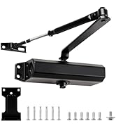 Clifog Commercial Automatic Door Closer, Door Springs Hinge, Self Closing Heavy Duty, Door Soft C...