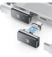DuHeSin USB C Magnetic Adapter 40Gbps, (2 Pack) 90 Degree Magnetic USB C Adapter 24 Pins with PD ...