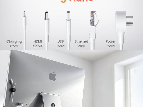 CORD HOLDER FOR DESK FOR NIGHTSTAND CABLE CLIPS CABLE MANAGEMENT