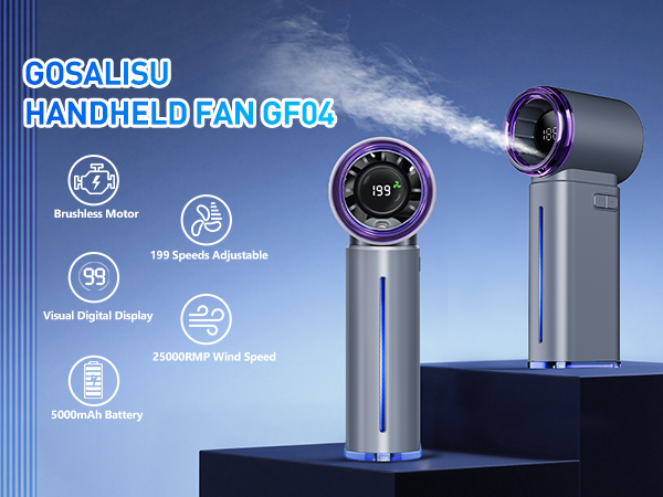handheld fan rechargeable