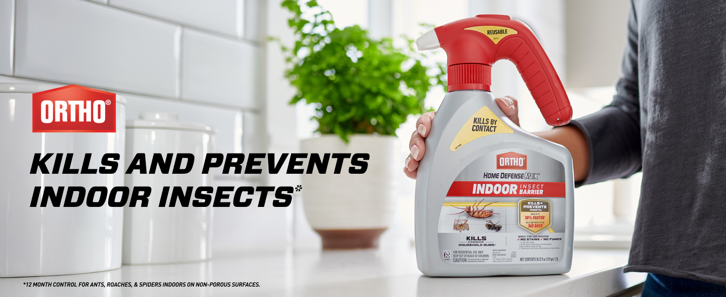 Ortho Home Defense Max Indoor Insect Barrier, 1.5 L
