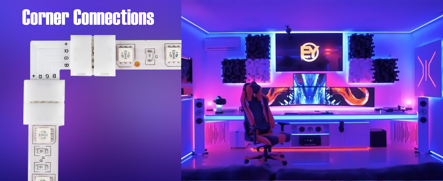 led corner connectors