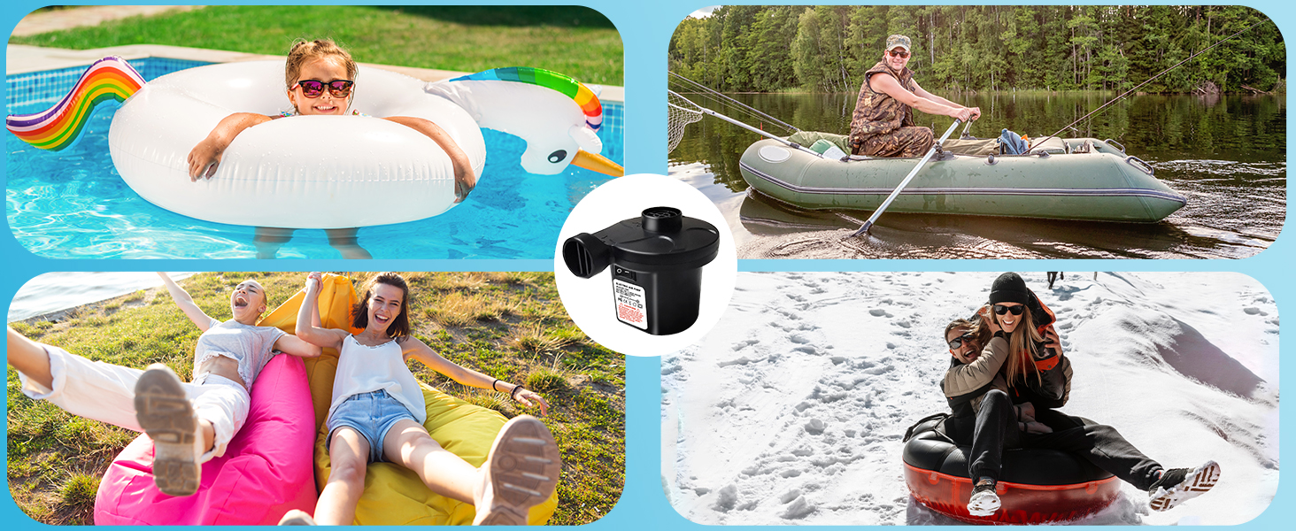 electric air pump portable inflate deflate air pump portable air pump for air mattress electric
