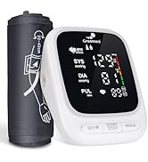 Blood Pressure Monitor Upper Arm Automatic Talking Blood Pressure Cuff, Rechargeable Blood Pressu...