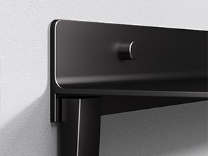 Larger shelf for better storage