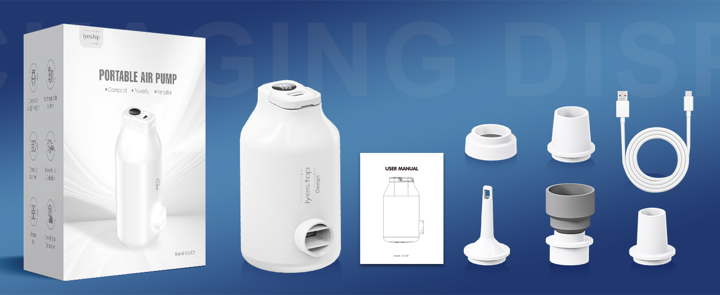 IYES.TOP Mini Portable Air Pump