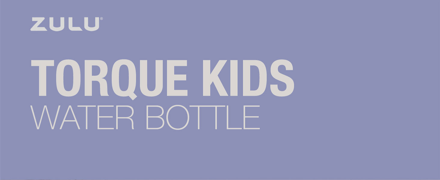 zulu torque kids water bottle