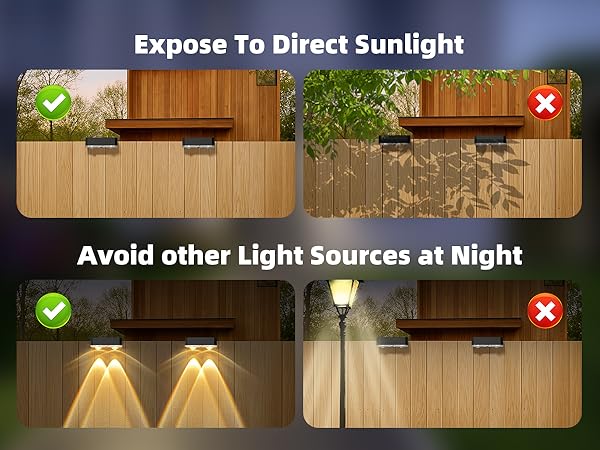 solar deck lights outdoor waterproof
