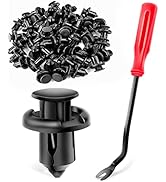 GOOACC 100PCS GRC-45 Fender Rivet Clips-91503-SZ3-003 10mm,1PC Bonus Fastener Remover for Honda a...