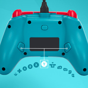 power controller xbox wired controller blue mariner blue xbox accessories liscensed xbox controller