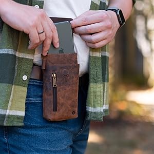 leather phone holster