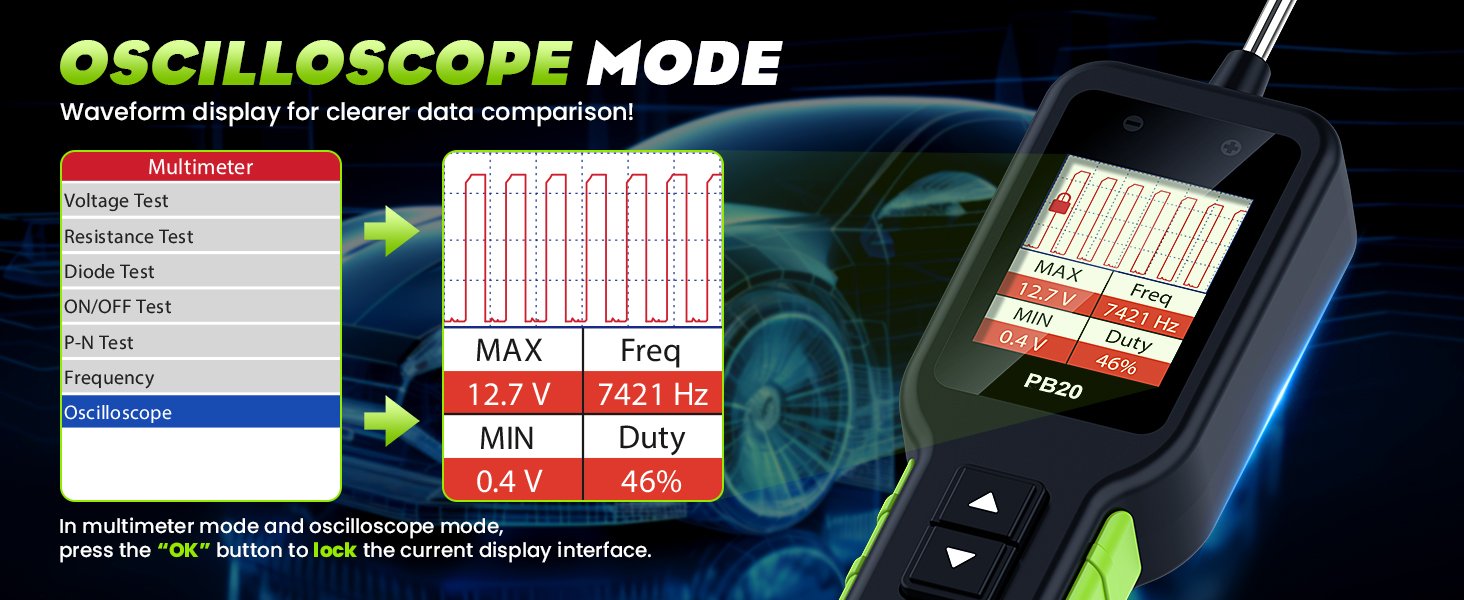  Circuit Tester Oscilloscope Mode