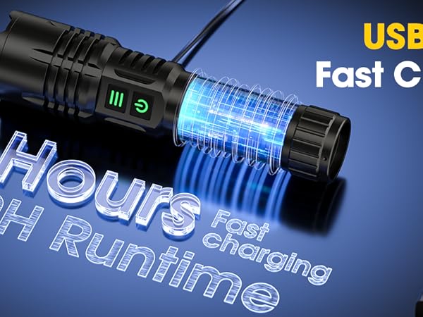 black light flashlight rechargeable