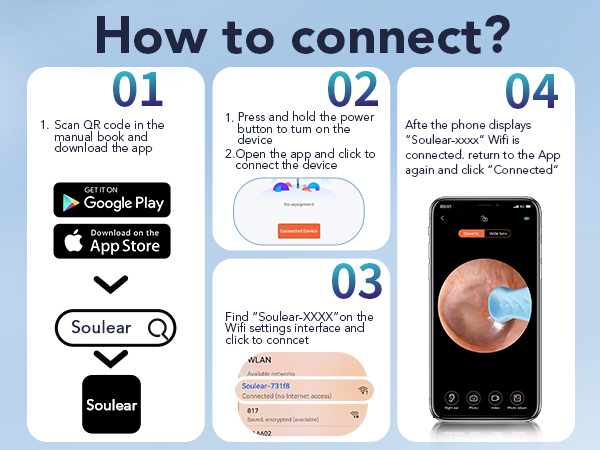 ear wax cleaner with camera