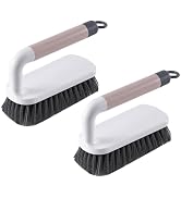 Scrub Brush, Scrubbing Cleaning Brushes, Heavy Duty Cleaning Brushes with Handle, for Shower, Bat...