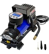 EPAuto 12V DC Portable Air Compressor Pump, Digital Tire Inflator