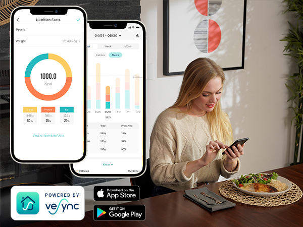 Control your nutrition by tracking your daily food intake