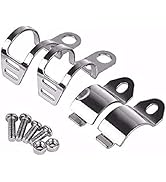 PerfecTech 1pair Metal Motorcycle Modified Turn Signal Light Indicator Mount Bracket Clamp 30-45m...