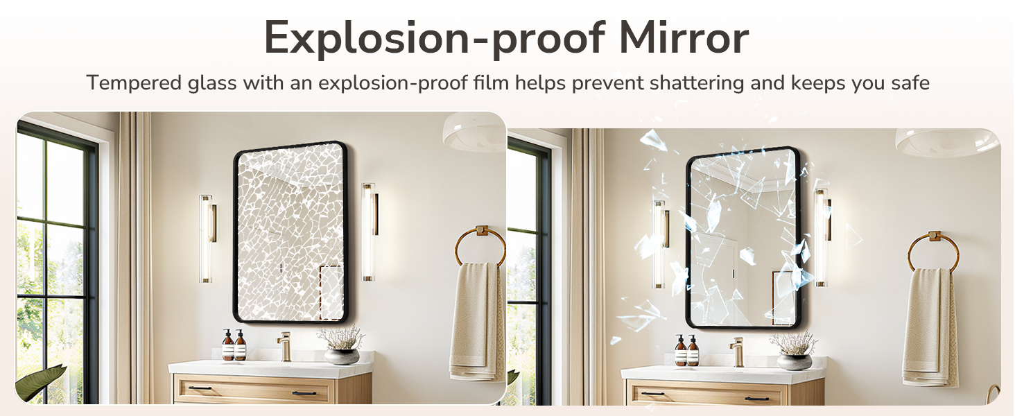 modern farmhouse bathroom mirrors