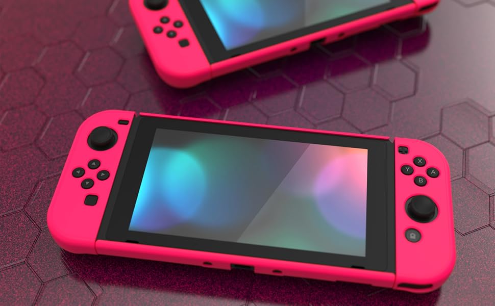 PlayVital Upgraded Dockable Case Grip Cover for Nintendo Switch