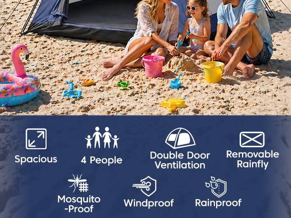 family camping tent