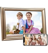 WiFi Digital Photo Frame 10.1 Inch IPS HD Cloud Smart Digital Picture Frame,16GB Storage, Wall Mo...