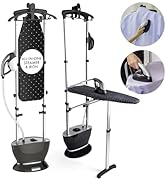 Steam &amp; Go - All-in-One Garment Steamer and Iron, Pressurized Steamer For Clothes with Ironing Bo...