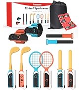 TRANSNOVO 12 in 1 Switch 2 Sports Accessories Bundle 2025 Compatible with Nintendo Switch 1/Switc...