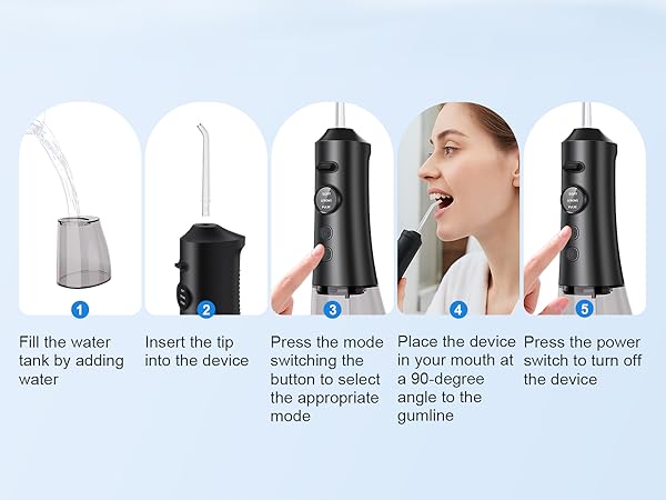 Water Dental Flosser for Teeth