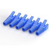 RJ45 Cat7 Cat8 Cat6a Cat6 Cat5 Connectors Boots Covers Caps Ethernet Cable Plug Strain Relief Boo...