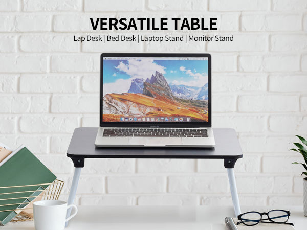 ZEAPTAC Laptop Bed Desk Foldable Lap Table