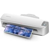 13 inch 4 Roller Thermal Laminator Machine, 3-10 Mil 60-Second Warm-up A3 Commercial Laminating M...