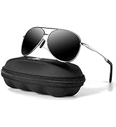 mxnx Aviator Sunglasses for Men Polarized Women UV Protection Lightweight Driving Fishing Sports ...
