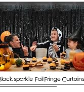 party streamers tinsel backdrop birthday party decorations party backdrop foil fringe curtain 